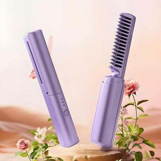 Rechargeable Meneflix Portable Mini Hair Straightener Cordless